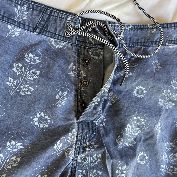 Katin Board Shorts Mens 33 Blue Katin Swim‎ Trunks Surfing Beach Drawstring EUC - Picture 7 of 9